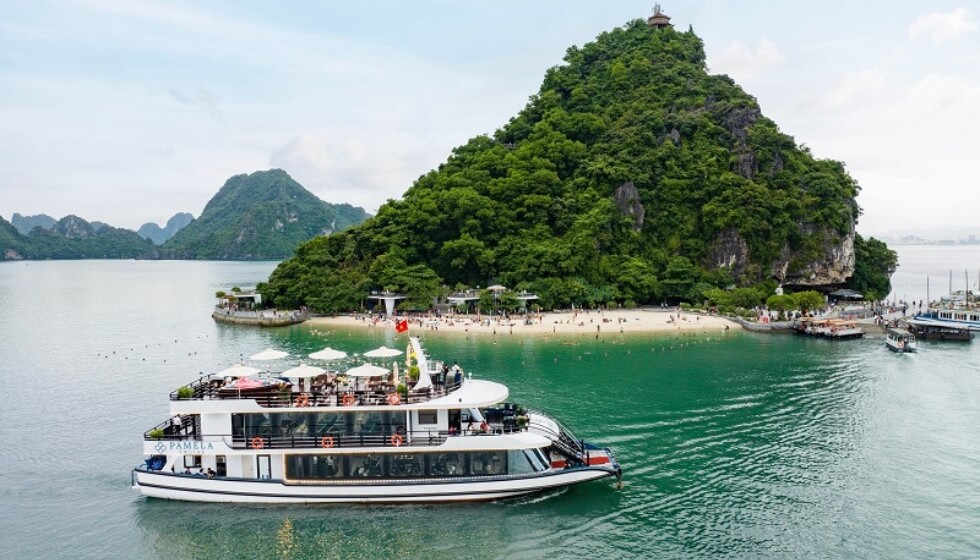 Du thuyền pamela cruise hạ long