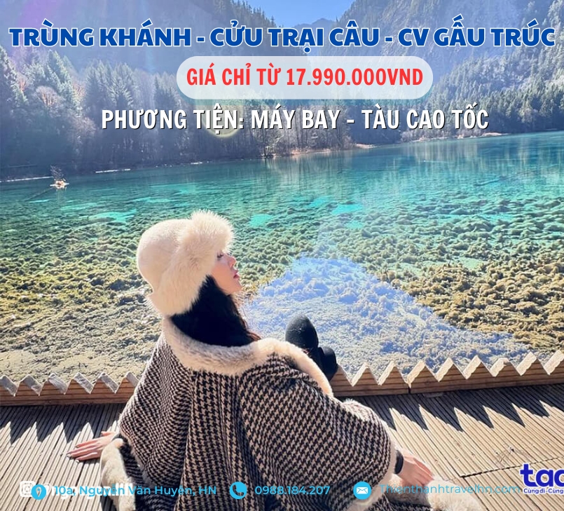 TOUR HÀ NỘI - TRÙNG KHÁNH - CỬU TRẠI CÂU - CÔNG VIÊN GẤU TRÚC 6N5Đ
