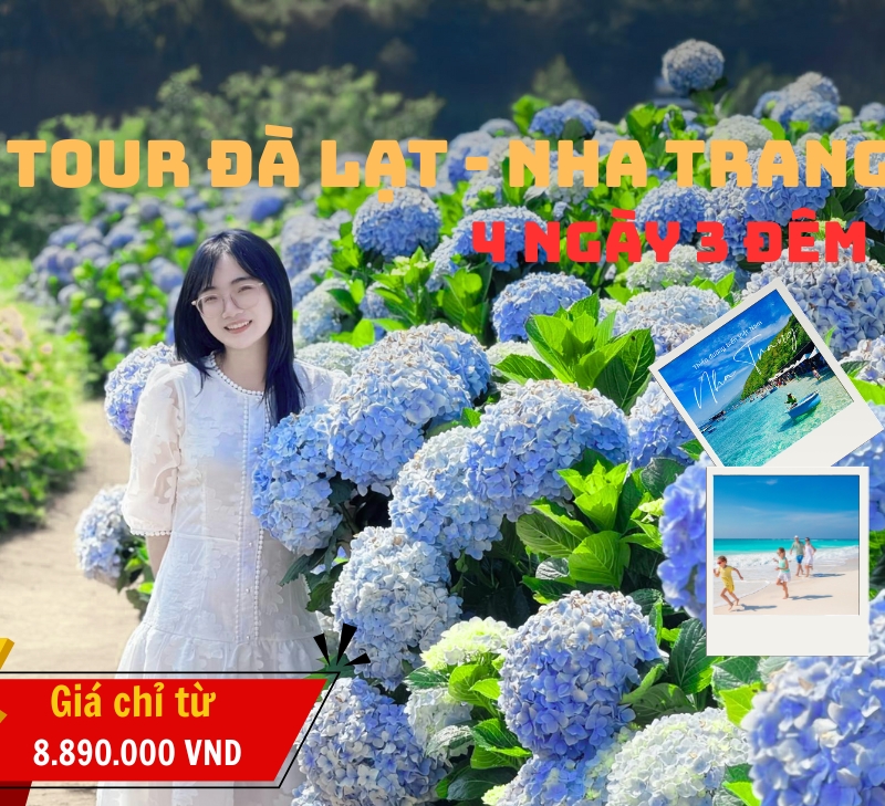 Tour Đà Lạt - Nha Trang 5 ngày 4 đêm từ Hà Nội [Bay Vietnam Airlines] giá rẻ