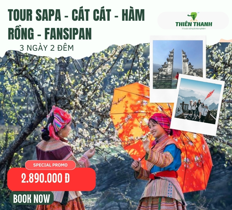 Tour du lịch Sapa 3 ngày 2 đêm từ Hà Nội (Khởi hành thứ 6 hàng tuần)
