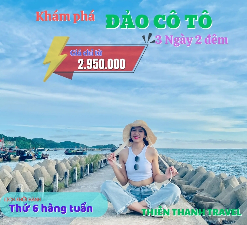 Tour Cô Tô 3 Ngày 2 đêm, khám phá thiên đường biển  miền bắc