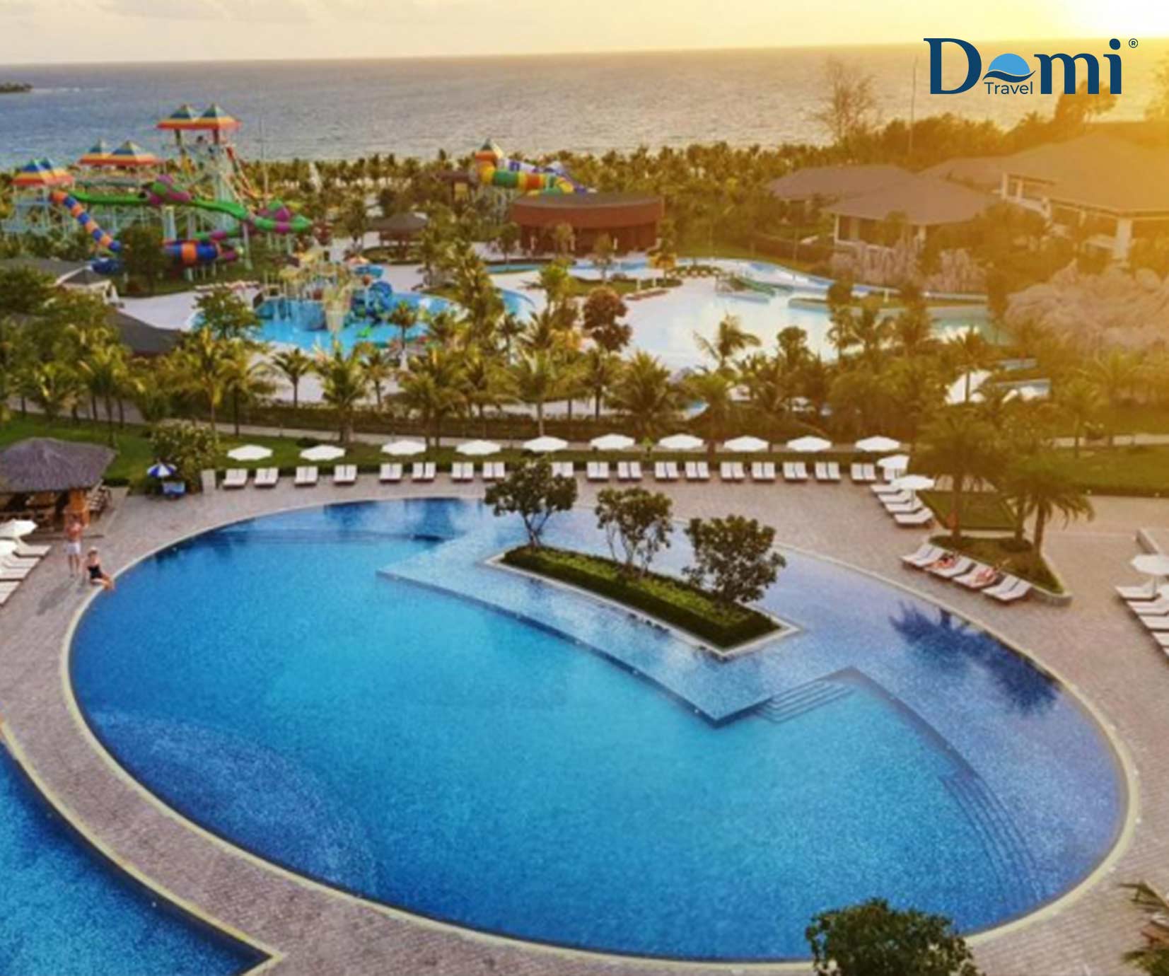 Booking khách sạn nghỉ dưỡng đẳng cấp 5 sao tại Vinpearl Oasis Phú Quốc + Xe đón tiễn tại Sân Bay + Safari không giới hạn.