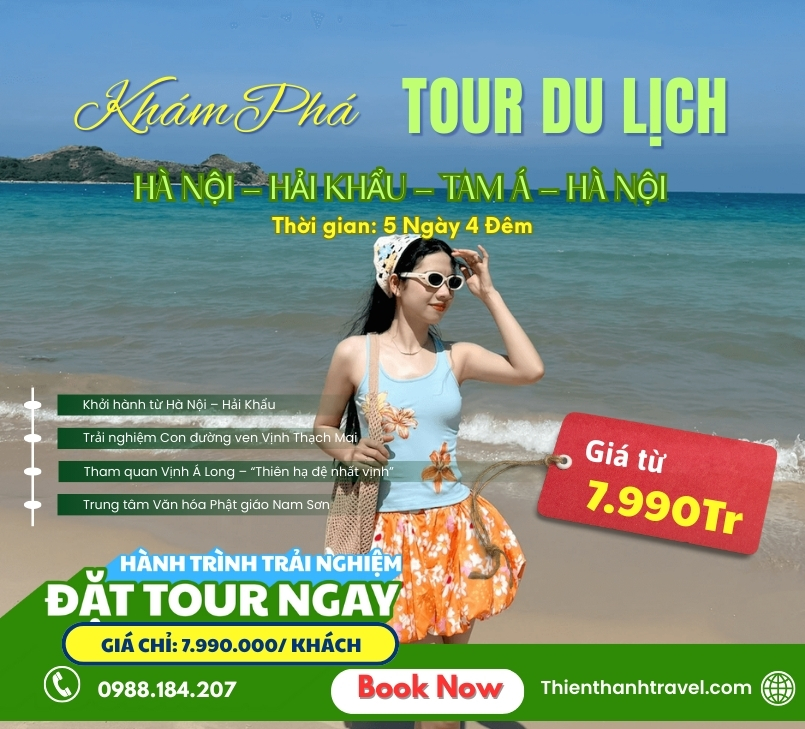 Tour Đảo Hải Nam - Tam Á - Vịnh Á Long 5N4Đ | Tour VIP hàng không 5 Sao