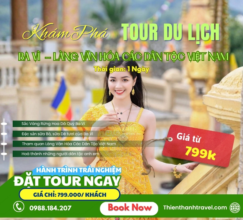 Tour Hà Nội – Ba Vì 1 ngày, checkin Mùa hoa Giã Quỳ tuyệt đẹp