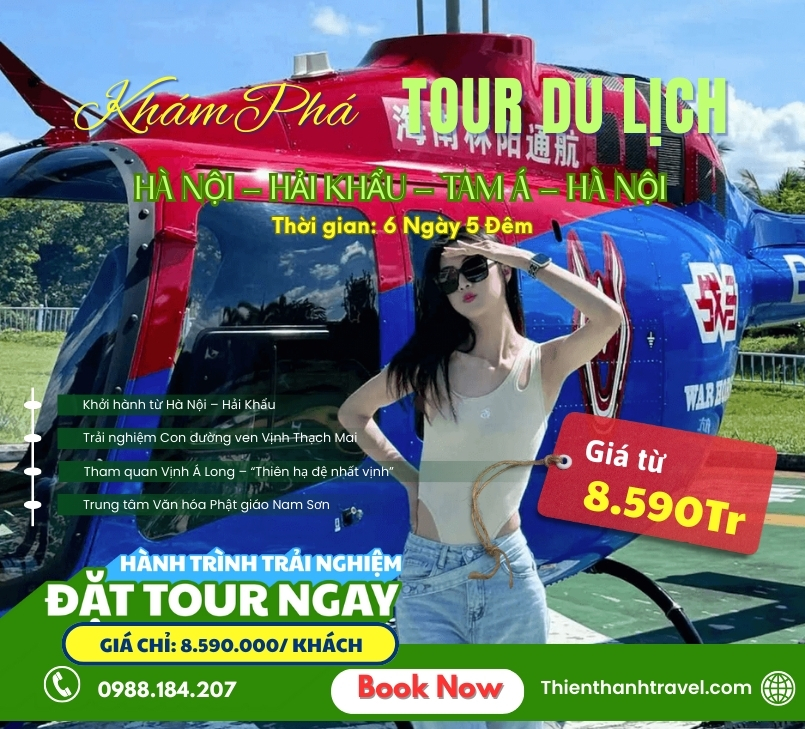 Tour Đảo Hải Nam - Hải Khẩu - Tam Á 6N5Đ | Tour Vip & hàng không 5 sao