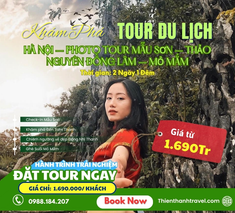 Tour Hà Nội – Lạng Sơn – Mẫu Sơn – Hữu Lũng 2N1Đ | Săn Mây, Check-in Thiên Nhiên Tuyệt Đẹp