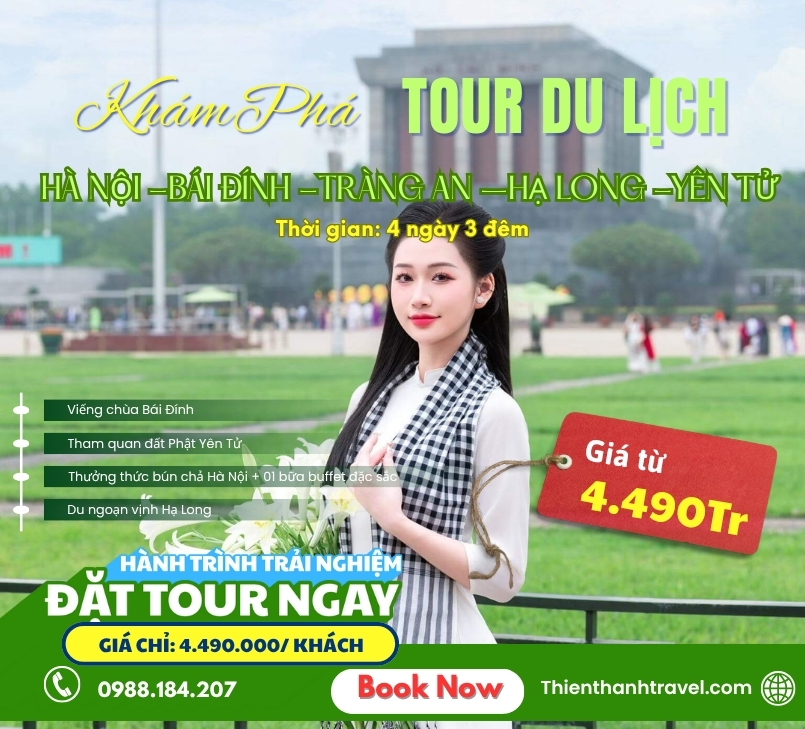 Tour Ninh Bình - Hạ Long 4 ngày 3 đêm từ Hà Nội, khám phá hai miền Di Sản