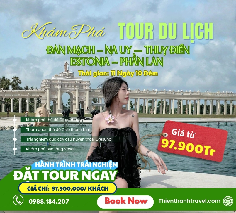 Tour Bắc Âu 11N10Đ Từ Hà Nội: Khám Phá 5 Quốc Gia Bắc Âu Giá Ưu Đãi Hấp Dẫn